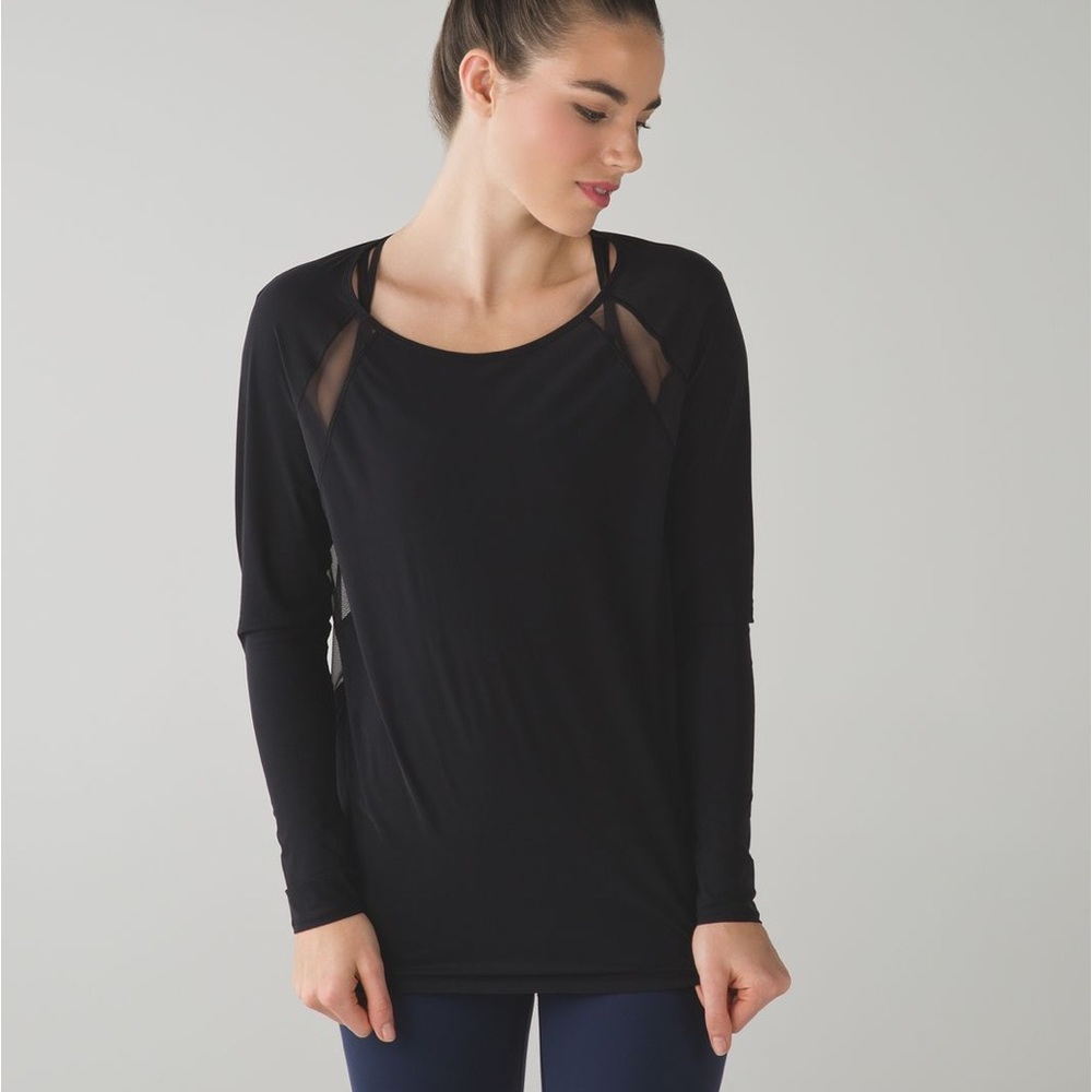 Lululemon If You’re Lucky LS Tee II Black